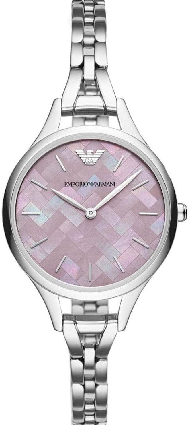 EMPORIO ARMANI LADIE\'S ULTRA SLIM MOTHER OF PEARL WATCH AR2011 Emporio Armani Super Slim Women main image 3