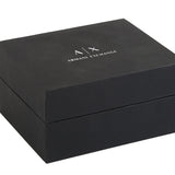 Armani Exchange Nico Analog Black Dial Black Steel Strap Watch For Men - AX7102