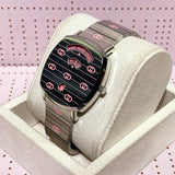 Gucci Grip Quartz Silver Dial Silver Steel Strap Watch For Women - YA157438