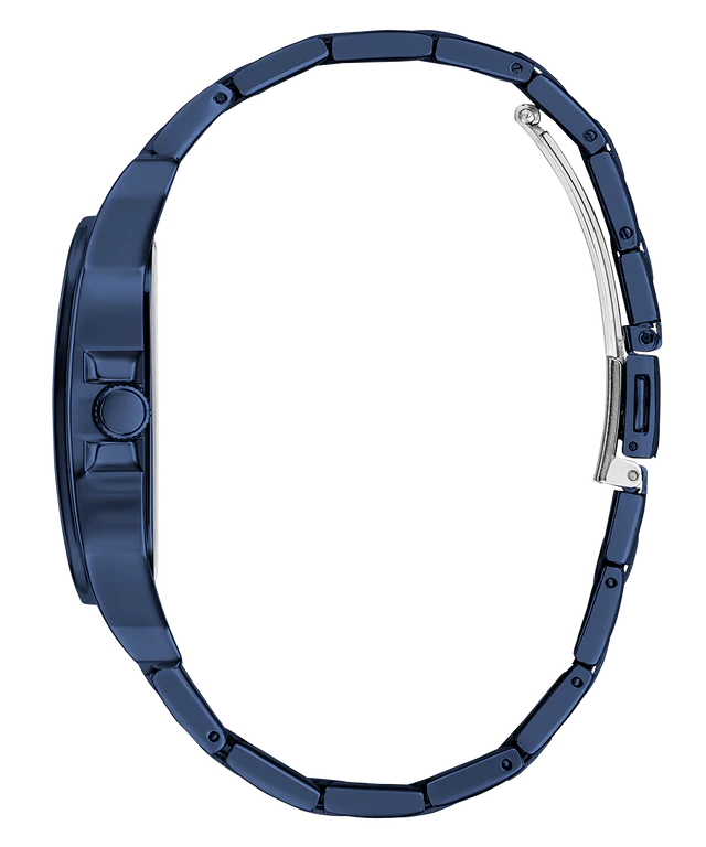 Guess Dress Multifunction Blue Dial Blue Steel Strap Watch for Men - GW0631G3