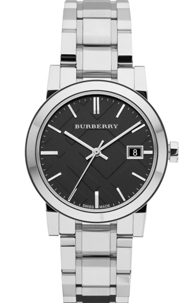 Burberry Silver and Black Women\'s Watch BURBERRY BU9101 Silver Jet Black Dial Wristwatch for Women  main image 4