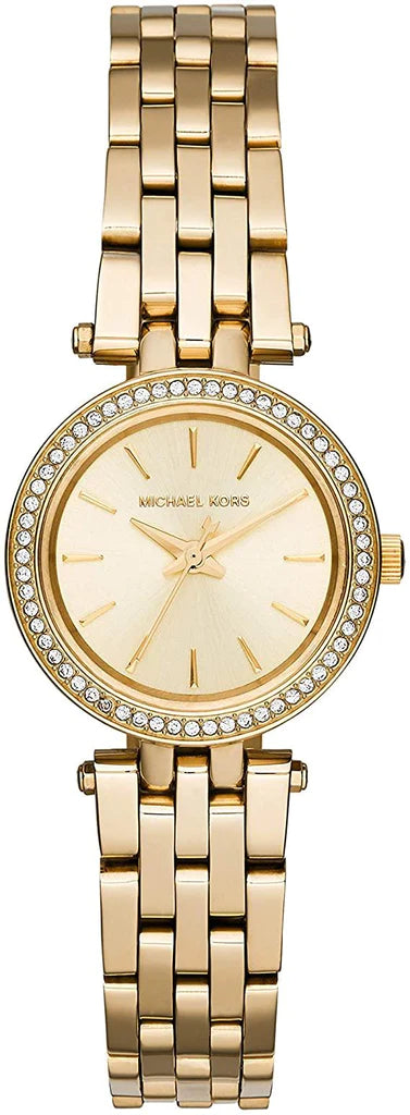 Michael Kors Darci Gold Dial with Diamonds Gold Steel Strap  display picture 1