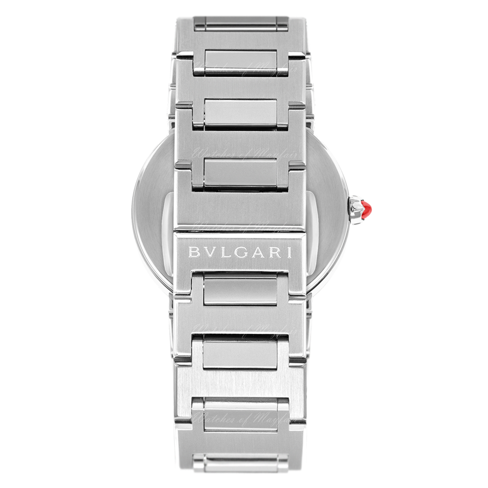 Bvlgari Bvlgari Bvlgari Lady Green Dial Silver Steel Strap Watch for Women - BVLGARI103693