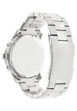 Fossil Grant Chronograph Black Dial Silver Steel Strap Watch for Men - FS4736