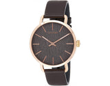 Calvin Klein Even Grey Dial Brown Leather Strap Watch for Women - K7B236G3
