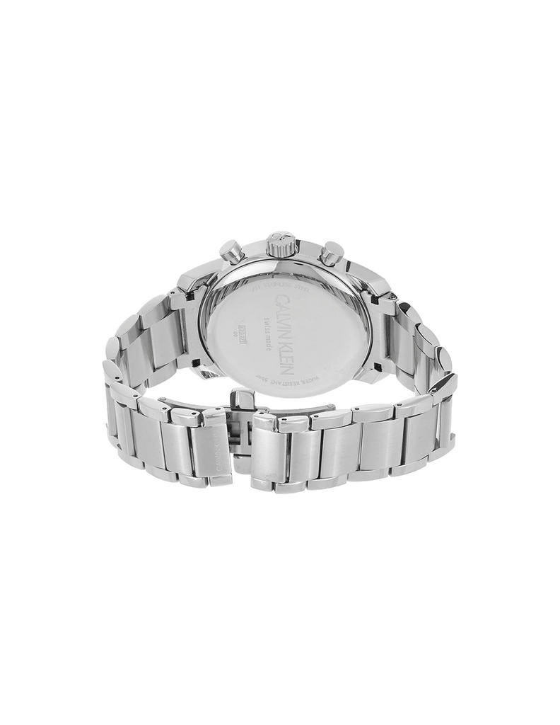 Calvin Klein City White Dial Silver Steel Strap Watch for Men - K2G27146