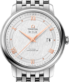 Omega De Ville Prestige Co Axial Silver Dial Silver Steel Strap Watch for Men - 424.10.40.20.02.004