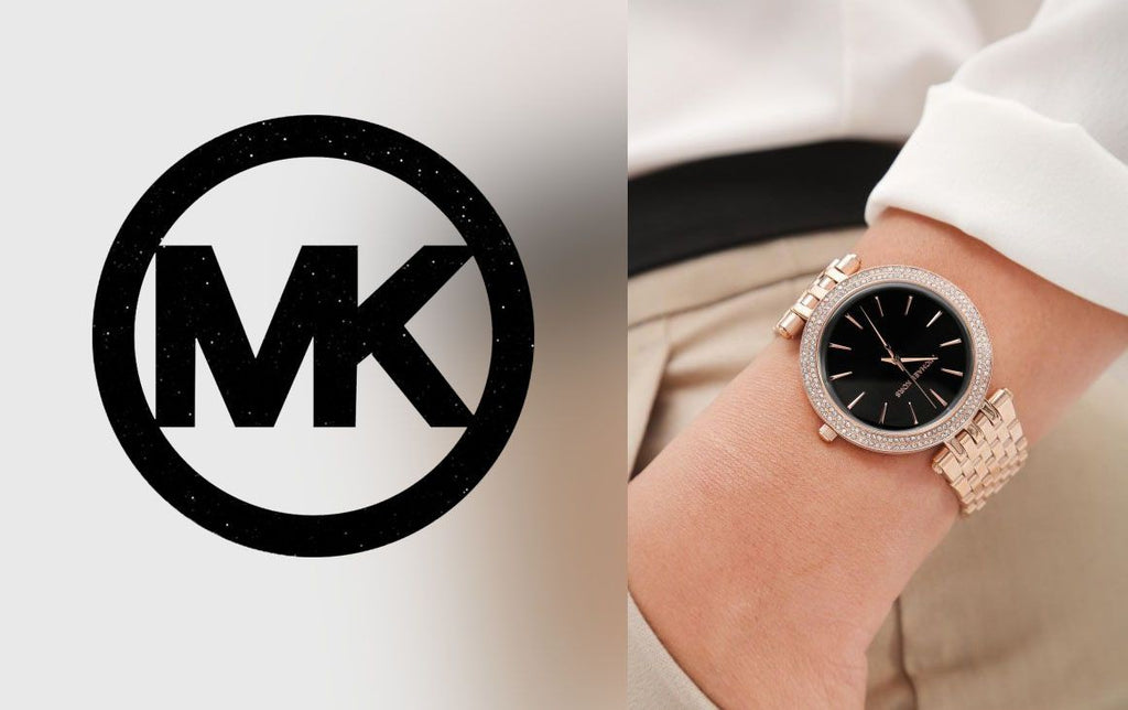 Mhichael Kors Darci Black Dial Rose Gold Steel Strap Watch for Women - MK3402