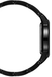 Daniel Wellington Iconic Link Ceramic Black Dial Black Steel Strap Watch For Women - DW00100414