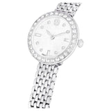 Swarovski Certa Crystals Silver Dial Silver Steel Strap Watch for Women - 5673022