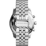 Michael Kors Lexington Silver Dial Silver Steel Strap Watch for Men - MK8405