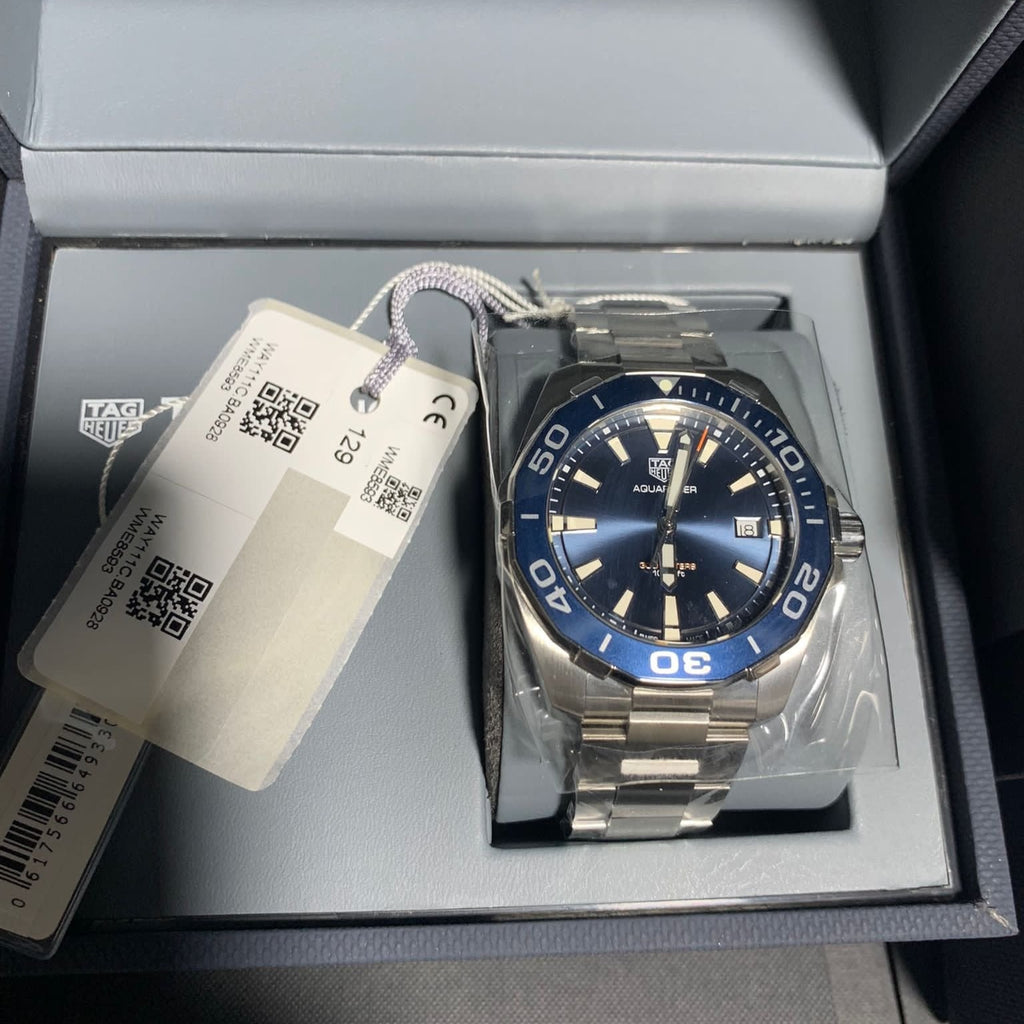 Tag Heuer Aquaracer Blue Dial Watch for Men - WAY111C.BA0928