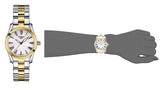 Tissot T Wave Quartz Mother of Pearl Dial Two Tone Steel Strap Watch for Women - T112.210.22.113.00