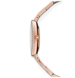 Swarovski Cosmopolitan Diamond Powder Silver Dial Rose Gold Steel Strap Watch for Women - 5517803