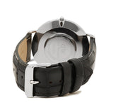 Daniel Wellington Classic Reading White Dial Black Leather Strap Watch For Men - DW00100028