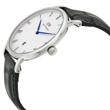 Daniel Wellington Dapper Reading White Dial Black Leather Strap Watch For Men - DW00100108