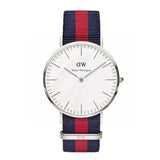 Daniel Wellington Classic Oxford White Dial Two Tone Nylon Strap Watch For Men - DW00100015