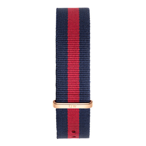 Daniel Wellington Classic Oxford White Dial Two Tone NATO Strap Watch For Men - DW00100001