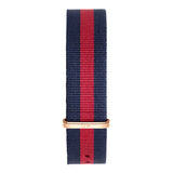 Daniel Wellington Classic Oxford White Dial Two Tone NATO Strap Watch For Men - DW00100001