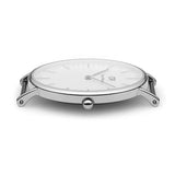 Daniel Wellington Classic Glasgow White Dial Two Tone NATO Strap Unisex Watch - DW00100047