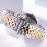 Movado Museum Classic Black Dial Two Tone Steel Strap Watch for Men - 0607200