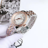 Tissot Ballade Powermatic 80 Mother of Pearl Silver Dial Two Tone Steel Strap Watch For Women - T108.208.22.117.00