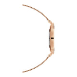 Daniel Wellington Petite Rose Gold Dial Rose Gold Mesh Bracelet Watch For Women - DW00100470