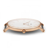 Daniel Wellington Classic Cambridge White Dial Two Tone NATO Strap Watch For Men - DW00100003