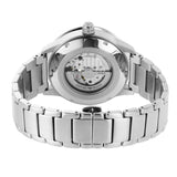 Emporio Armani Meccanico Chronograph Automatic Green Dial Silver Steel Strap Watch For Men - AR60053