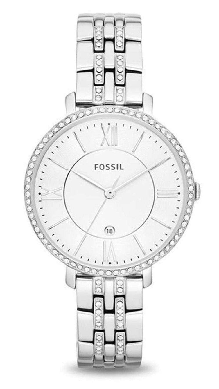 Fossil Jacqueline White Dial Silver Steel Strap Watch for  display picture 1