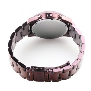 Fossil Perfect Boyfriend Multifunction Maroon Dial Maroon Steel Strap Watch for Women - ES4110