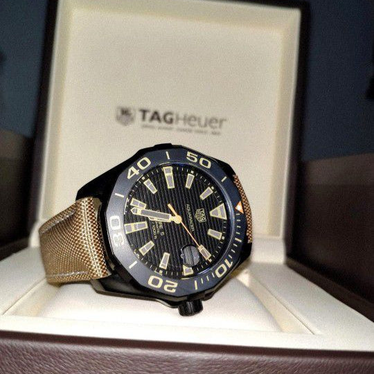 Tag Heuer Aquaracer Black Dial Watch for Men - WAY208C.FC6383