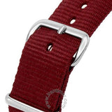 Daniel Wellington Classic Roselyn White Dial Red NATO Strap Watch For Women - DW00100272