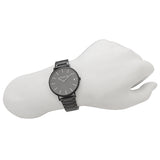 Coach Charles Black Dial Black Steel Strap Watch for Men - 14602431