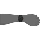 Gucci G Timeless Chronograph Black Dial Black Leather Strap Watch For Men - YA126244