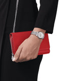 Tissot Carson Premium Automatic Lady Diamonds Silver Dial Silver Steel Strap Watch for Women - T122.207.11.036.00