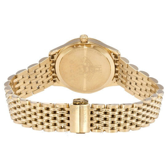 Gucci G Timeless Mother of Pearl Dial Gold Steel Strap Watch For Women - YA1265021