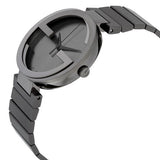 Gucci G Interlocking Quartz Grey Dial Grey Steel Strap Watch For Men - YA133210