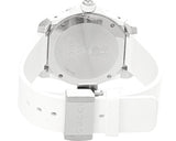 Gucci Dive Quartz White Dial White Rubber Strap Watch For Men - YA136337