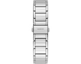 Guess Fusion Chronograph Crystals Silver Dial Silver Steel Strap Watch For Women - GW0552L1
