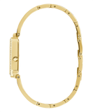 Guess Fame Crystals Gold Dial Gold Steel Strap Watch For Women - GW0644L2