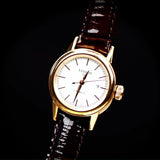 Tissot Carson Automatic White Dial Brown Leather Strap Watch For Women - T085.207.36.011.00