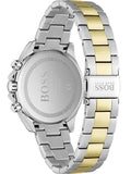 Hugo Boss Novia Gold Dial Two Tone Steel Strap Watch for Women - 1502618