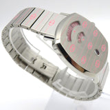 Gucci Grip Quartz Silver Dial Silver Steel Strap Watch For Women - YA157438