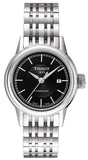 Tissot Carson Automatic Black Dial Silver Steel Strap Watch For Women - T085.207.11.051.00