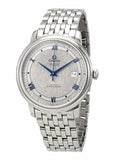 Omega De Ville Prestige Co-Axial Grey Dial Silver Steel Strap Watch for Men - 424.10.40.20.06.002