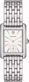 Tory Burch Eleanor White Dial Silver Steel Strap Watch for Women - TBW1069
