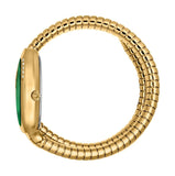 Just Cavalli Glam Evo 4 Green Dial Gold Steel Strap Watch for Women - JC1L229M0035