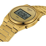 Tissot PRX Digital Quartz Gold Dial Gold Steel Strap Watch for Men - T137.463.33.020.00