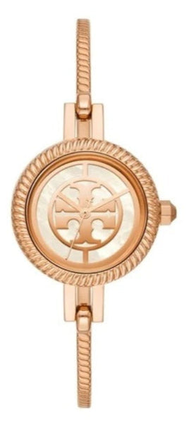 Tory Burch Riva Rose Gold Dial Rose Gold Steel Strap Watch for Women -